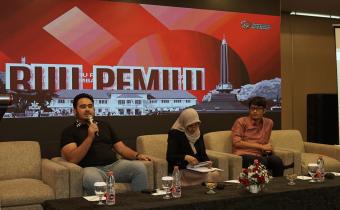 Ahmad Irawan, Anggota Komisi II DPR RI membahas tentang RUU Pemilu pada kegiatan Penguatan Kelembagaan kemarin (07/10).