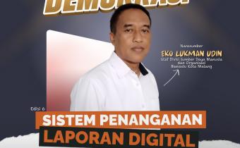 EDUKASI Bawaslu Kota Malang menggelar Bawaslu Membelajarkan Edisi 6 bertema “Sistem Penanganan Laporan Digital” sebagai ruang belajar bersama untuk memperkuat pemahaman dan kapasitas sumber daya manusia dalam menghadapi transformasi digital pengawasan Pemilu.