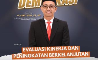 PEMBELAJARAN Koordinator Divisi Sumber Daya Manusia dan Organisasi Bawaslu Kota Malang, M. Hanif Fahmi, menjadi narasumber dalam Bawaslu Membelajarkan bertema “Evaluasi Kinerja dan Peningkatan Berkelanjutan” yang dilaksanakan secara daring, Selasa (1/9/2026).